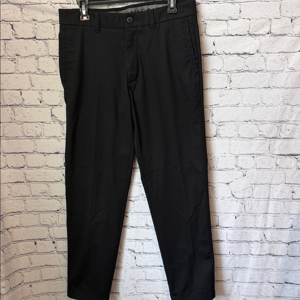 Haggar Men's Black Chinos
